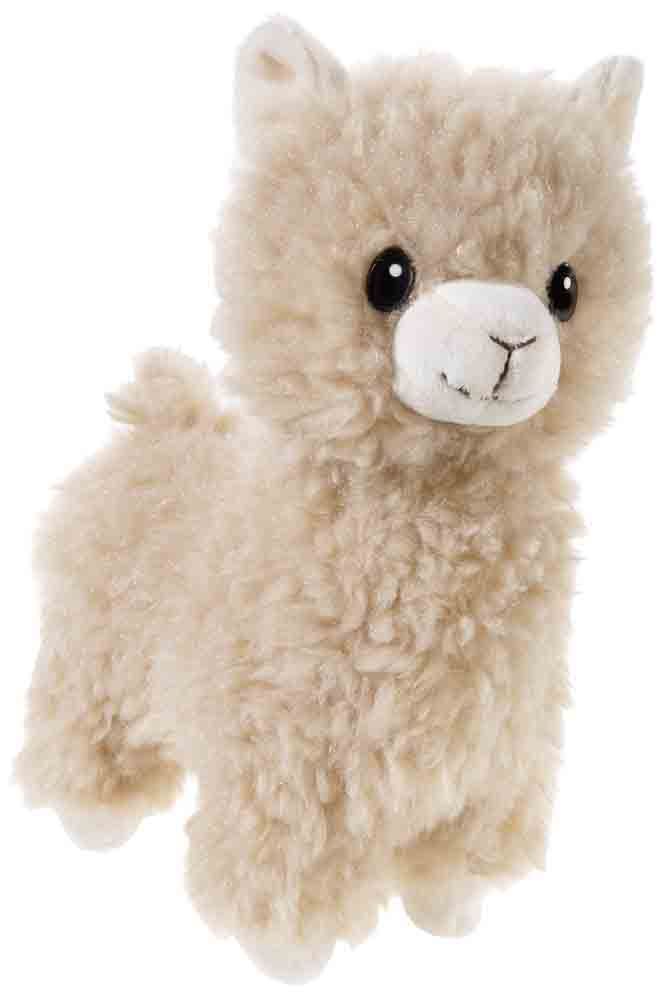 LAMA stehend hellbraun (Plüsch, 20cm)