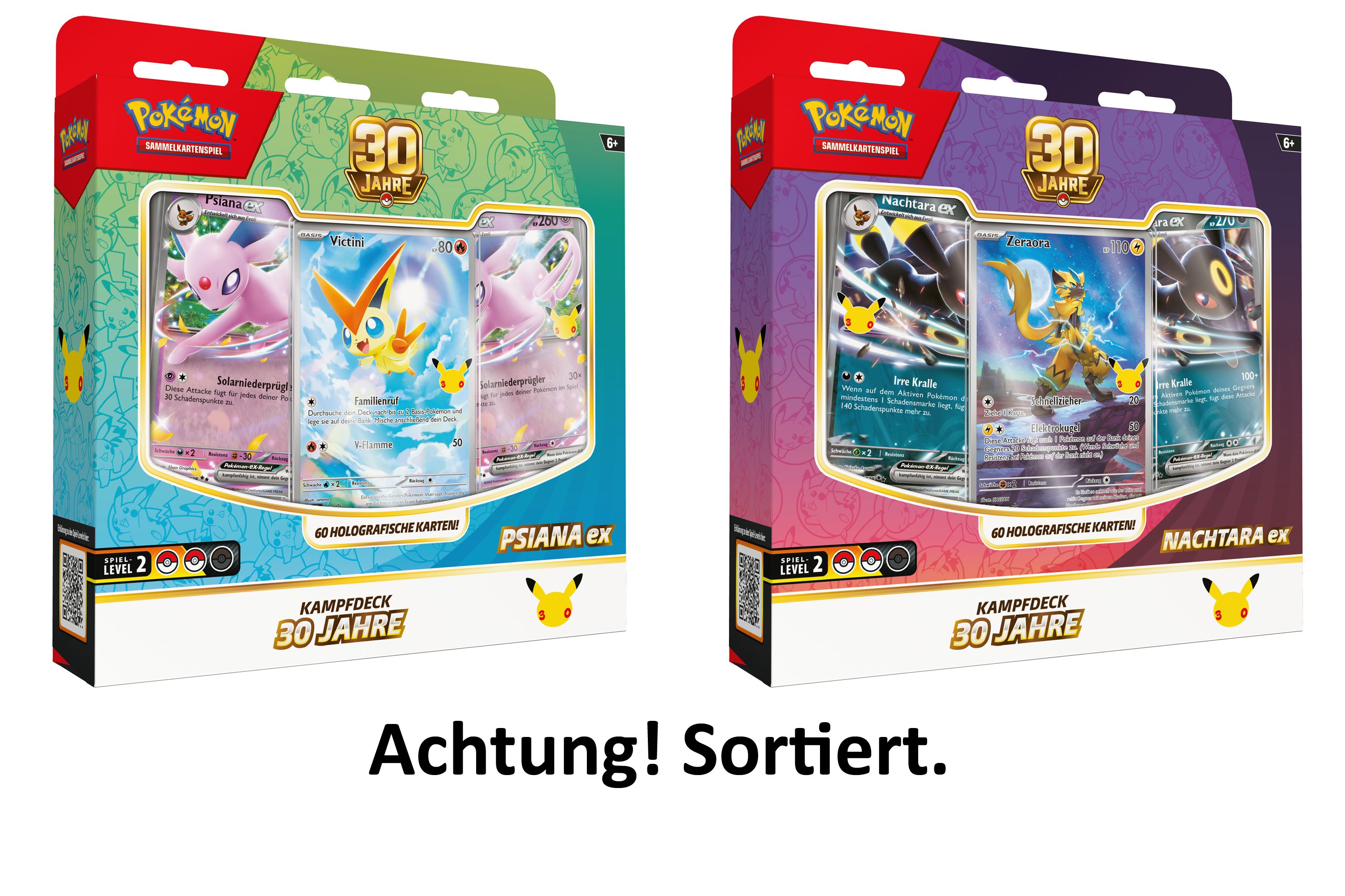 Pokemon 30 Jahre Kampfdeck Tag/Nacht