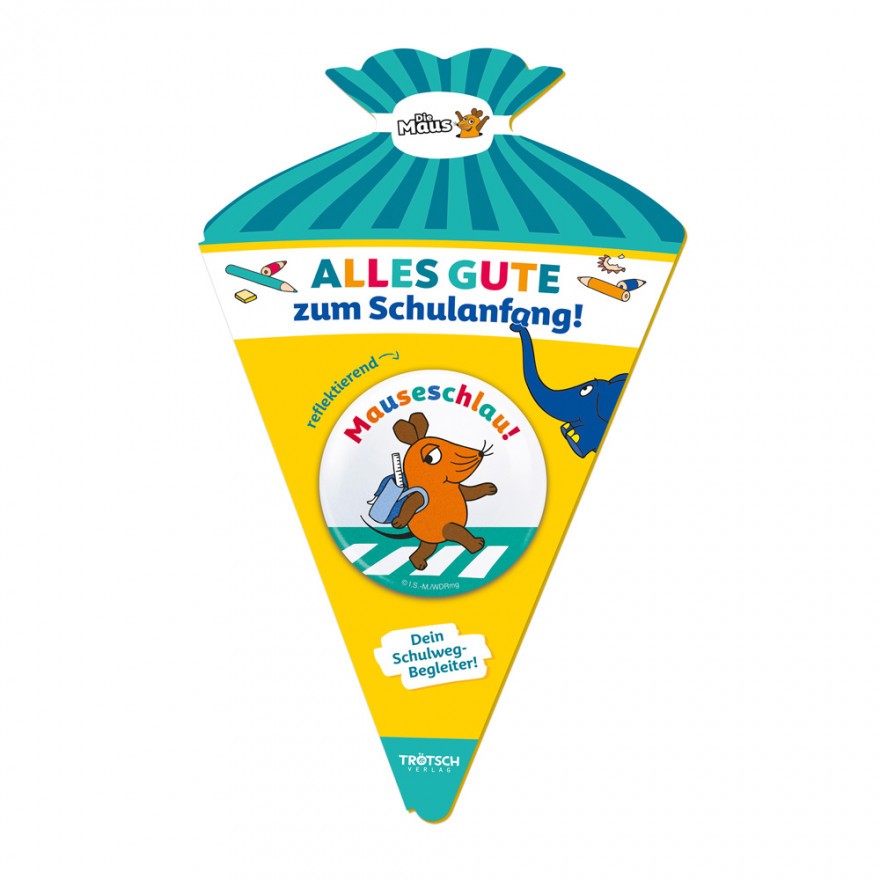 Die Maus - Alles Gute zum Schulanfang (6er-VE)