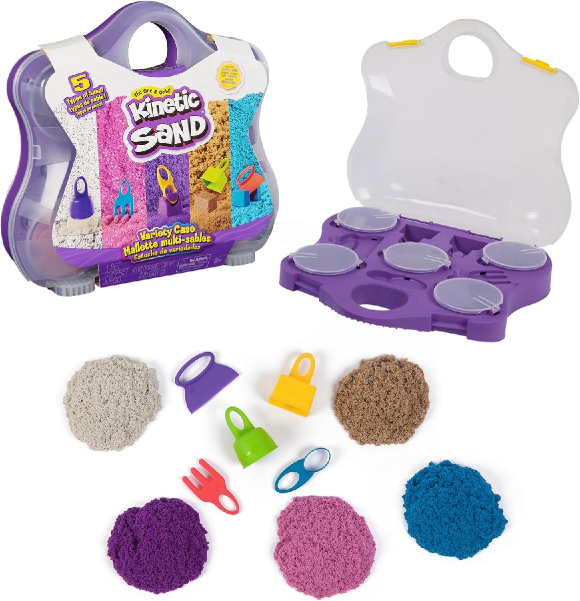 Kinetic Sand: Farbspiel Koffer (907g)