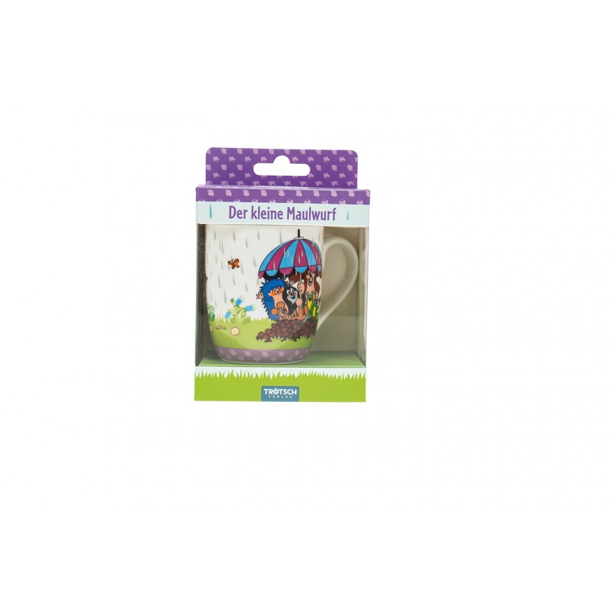 Der kleine Maulwurf - Tasse Regenschirm (6er-VE)