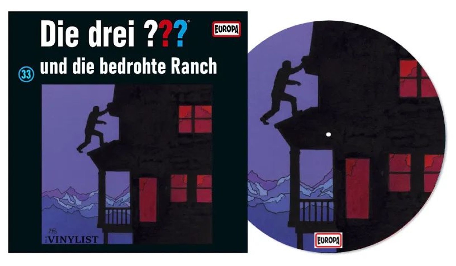 Die drei ??? (33) und die bedrohte Ranch (Picture-LP)