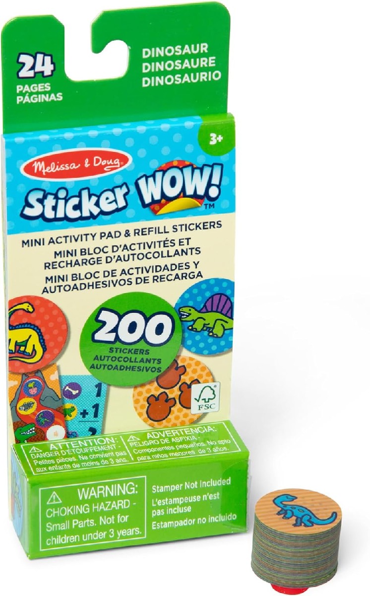 Melissa & Doug: Sticker Wow! Nachfüllset Dinosaurier