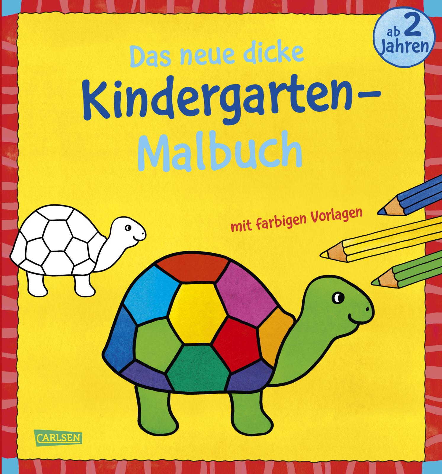 Ausmalbilder für Kita-Kinder: Das neue, dicke Kindergart...