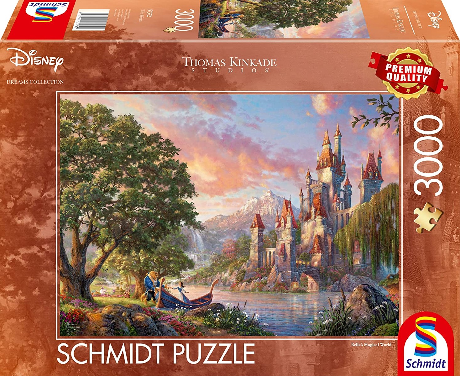 Puzzle - Disney: Belle's Magical World (3000 Teile)