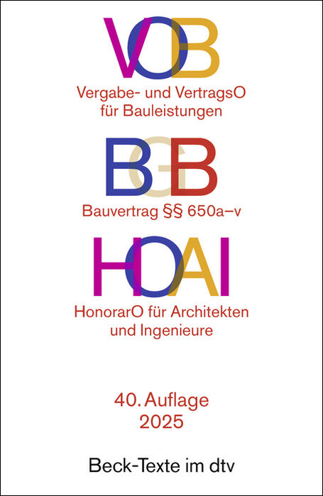 VOB / BGB / HOAI