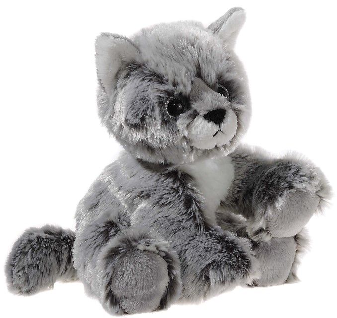 GLITTER-KITTY Katzen-Baby graumeliert (Plüsch, 20cm)