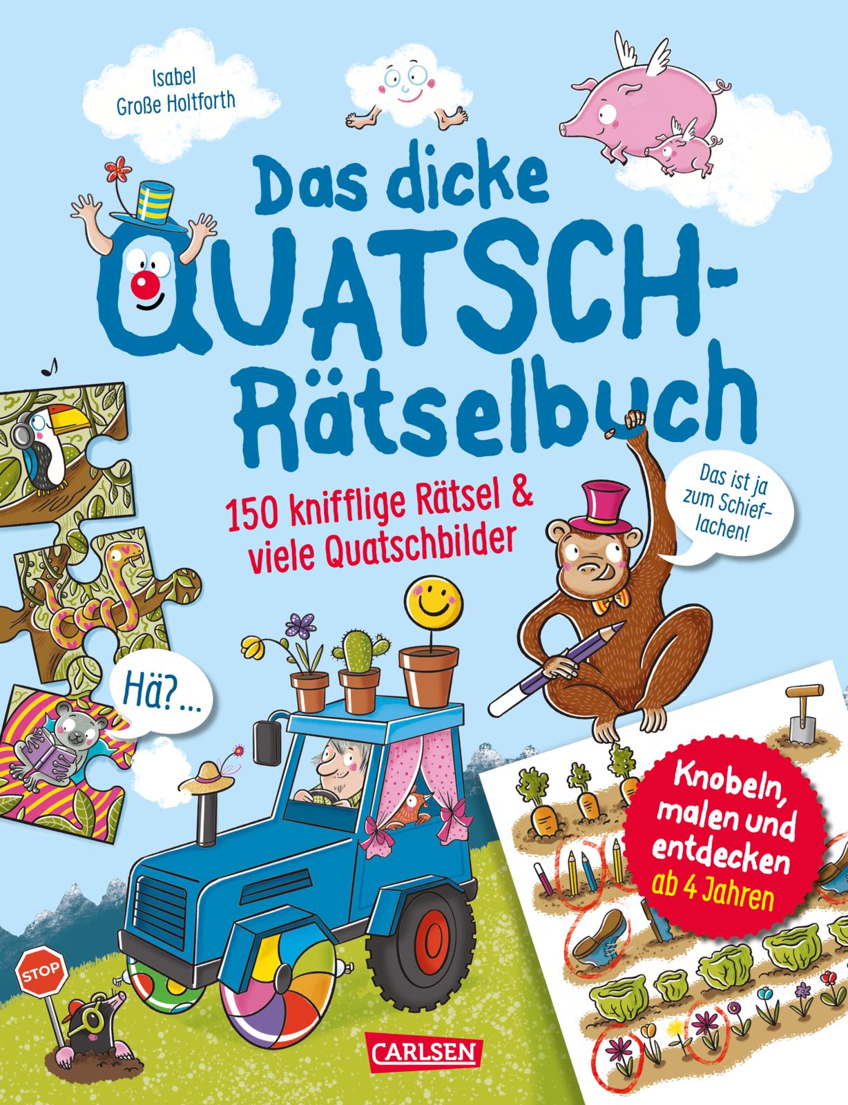 Das dicke Quatsch-Rätselbuch