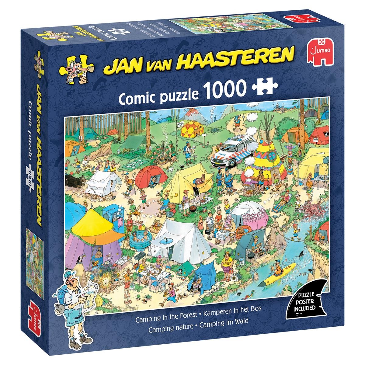 Jan van Haasteren - Camping im Wald  (1000 Teile)