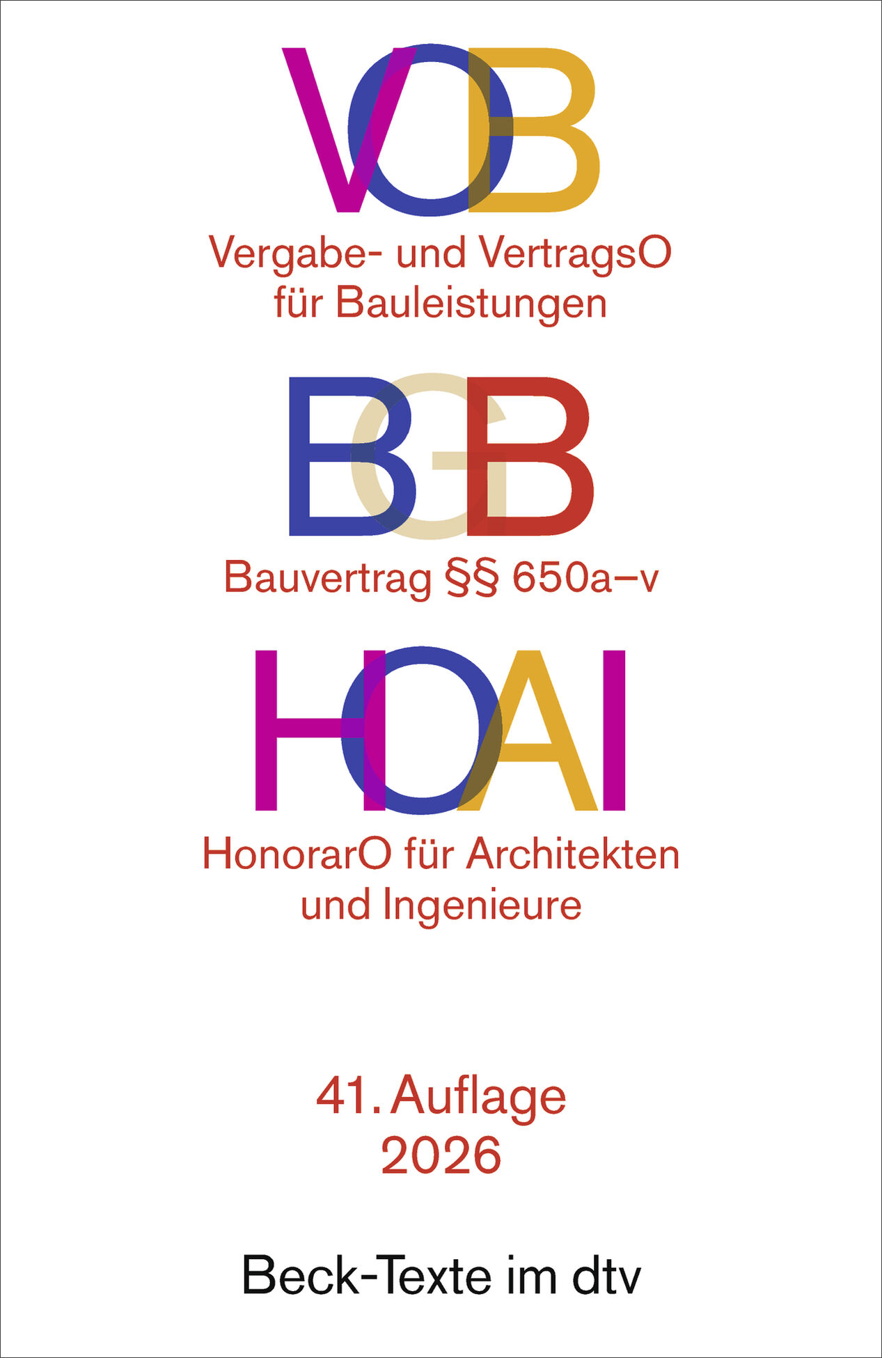 VOB / BGB / HOAI