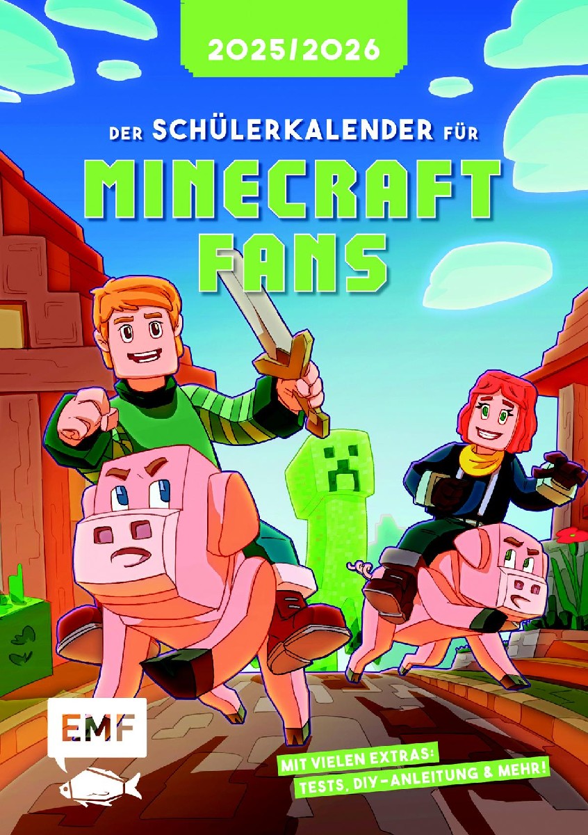Der Schülerkalender für Minecraft-Fans 2025/2026