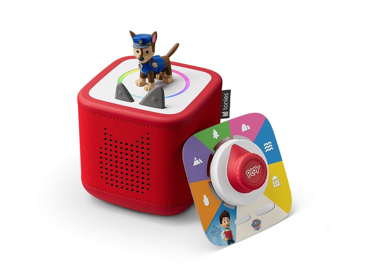 Toniebox 2 Play-Set: Rot (incl. Paw Patrol Chase)