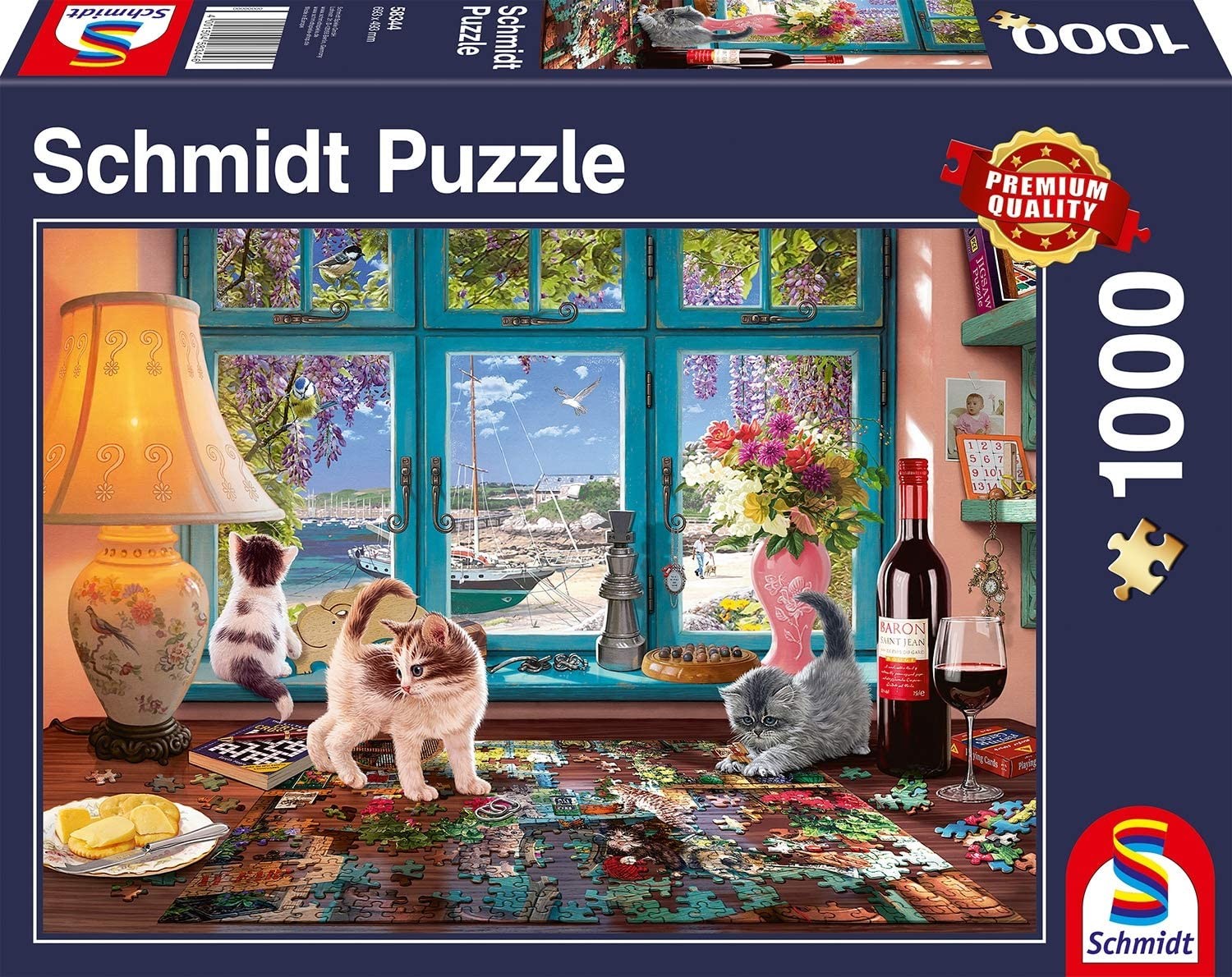 Puzzle - Am Puzzletisch (1000 Teile)