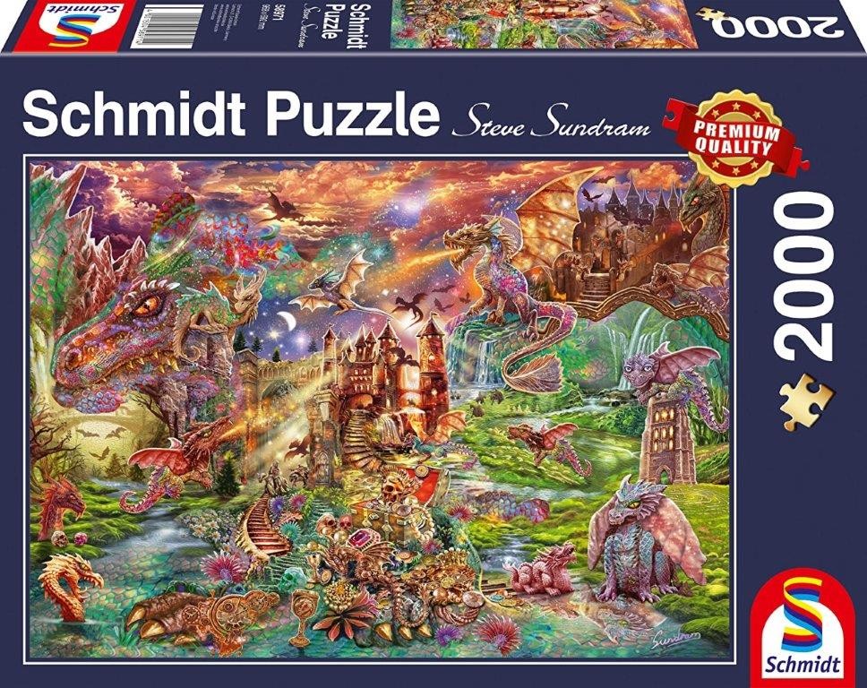 Puzzle - Der Schatz der Drachen (2000 Teile)