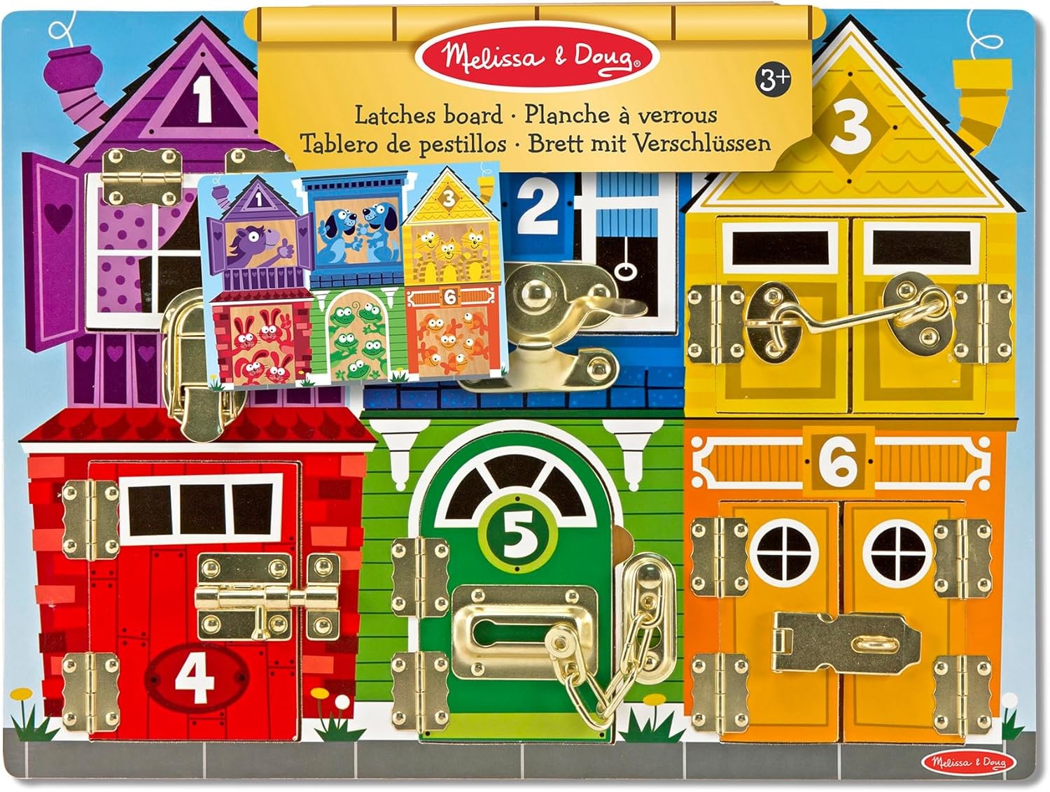 Melissa & Doug: Motoriktafel mit Verschlüssen