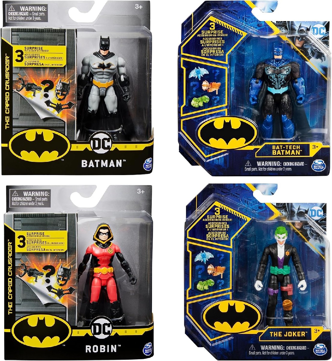 DC Actionfigur: Batman & Freunde (10cm ) ( 8er-VE)