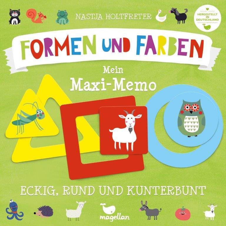 Eckig, rund und kunterbunt - Mein Maxi-Memo - Formen und Far