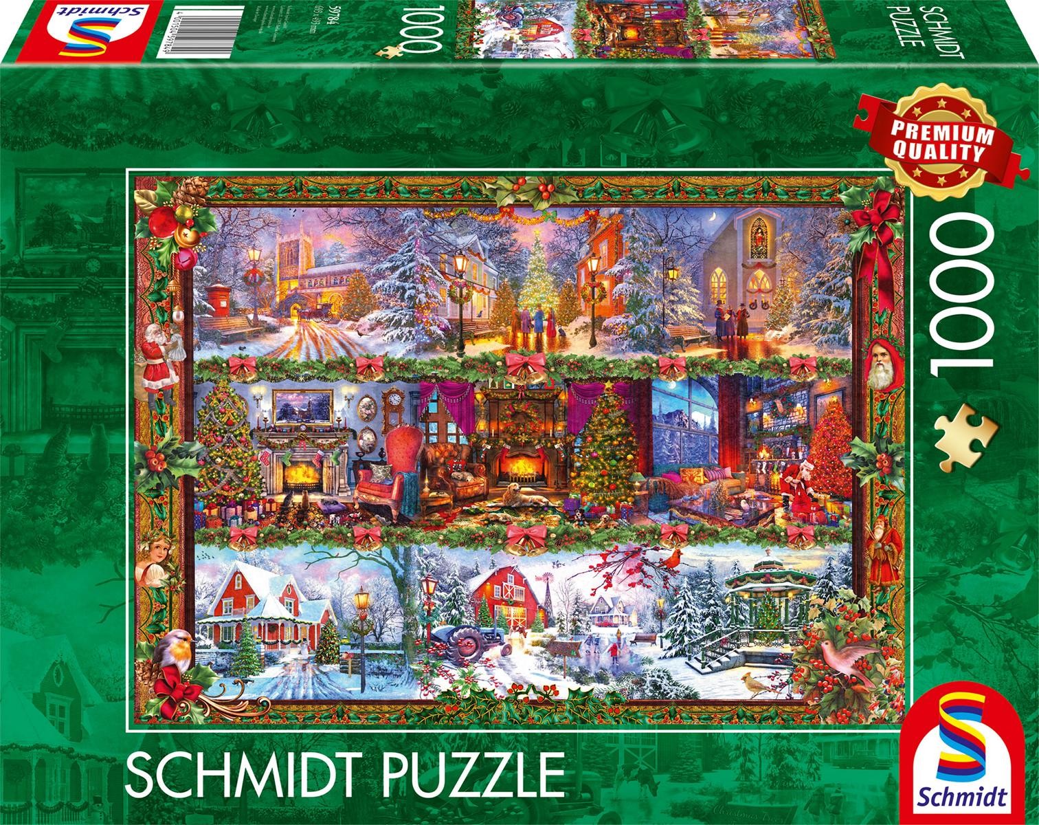 Puzzle - Fröhliche Weihnachtszeit (1000 Teile)