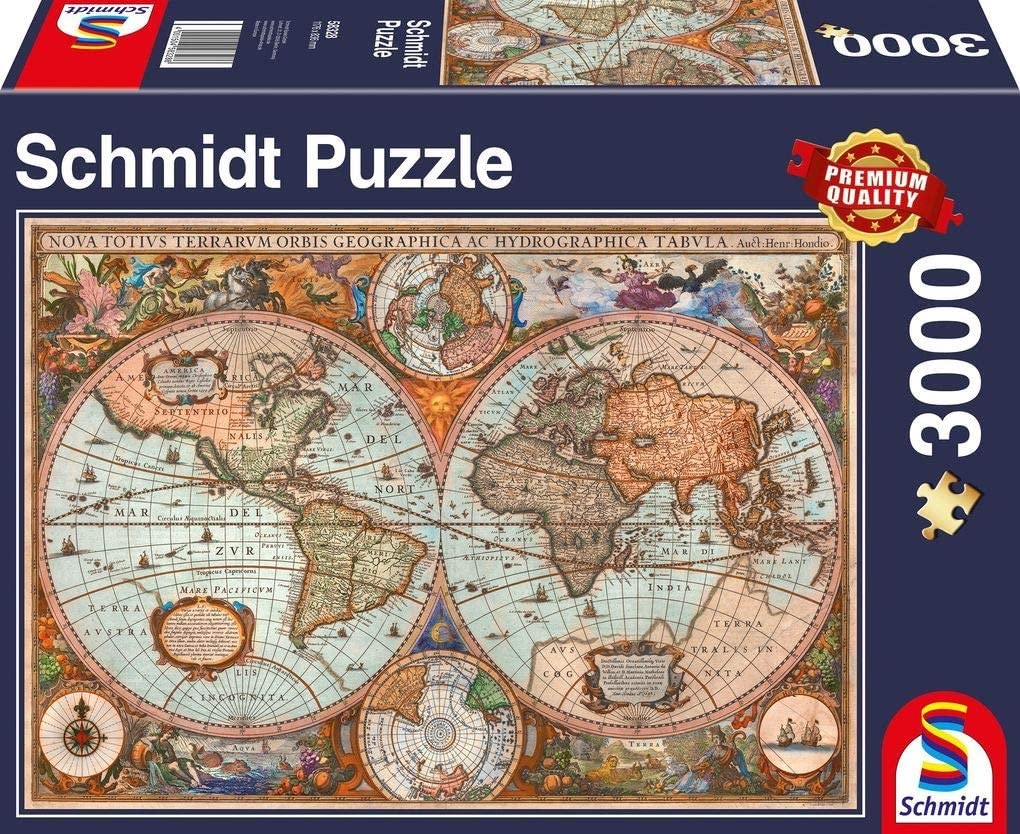 Puzzle - Antike Weltkarte (3000 Teile)