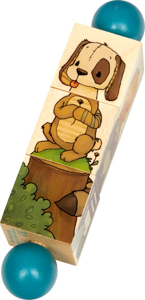 Holz-Dreh-Puzzle - Liebling (6er-VE)