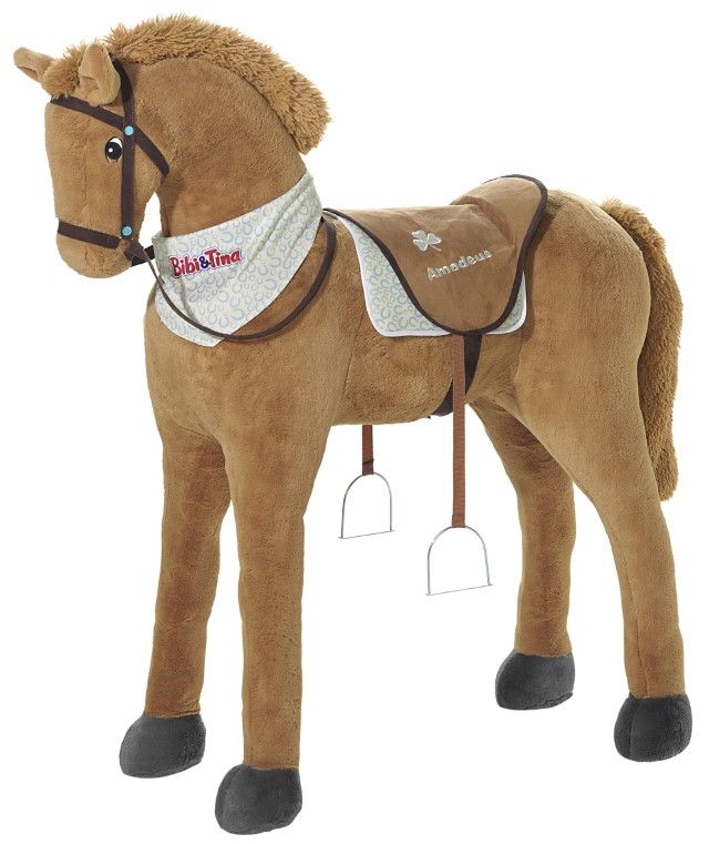 BIBI & TINA Pferd  XXXL Amadeus stehend (Plüsch, 113cm)