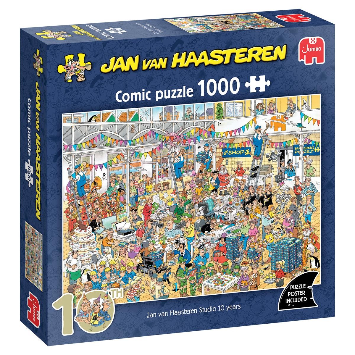 Jan van Haasteren - 10 Jahre JvH Studio (1000 Teile)