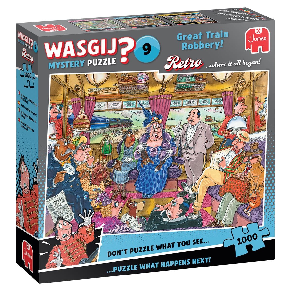 Wasgij Retro Mystery 9 - Zugüberfall (1000 Teile)
