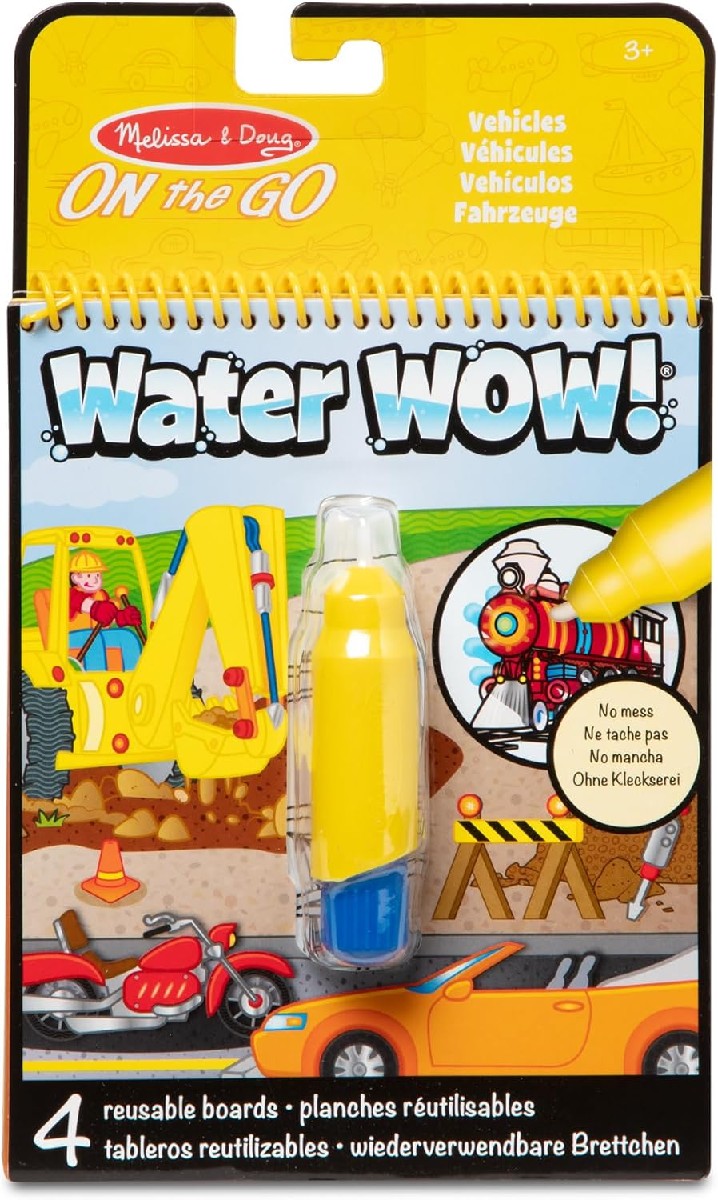 Melissa & Doug: Water Wow! Wassermalbuch Fahrzeuge
