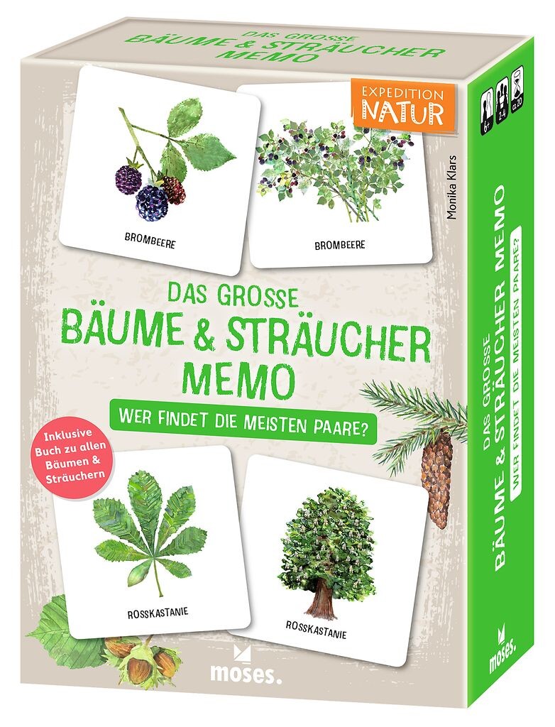 Das große Bäume & Sträucher Memo - Wer findet die meisten Pa