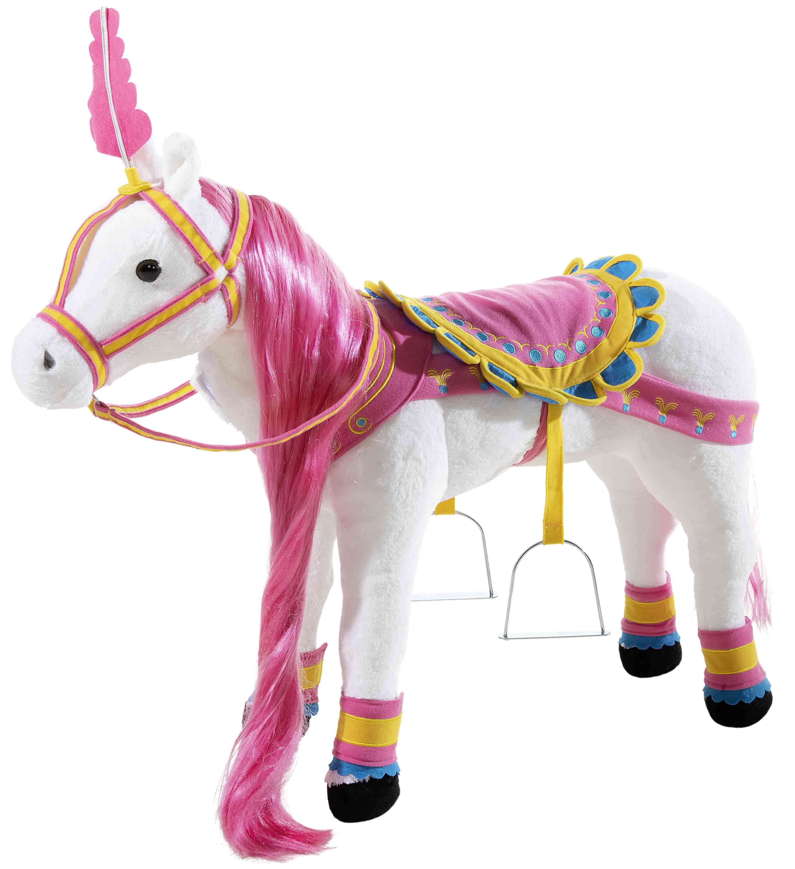 KARUSSELPFERD weiß (Plüsch, 75cm)