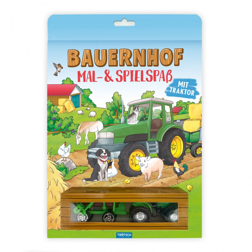 Bauernhof - Mal- und Spielspaß (mit Traktor)