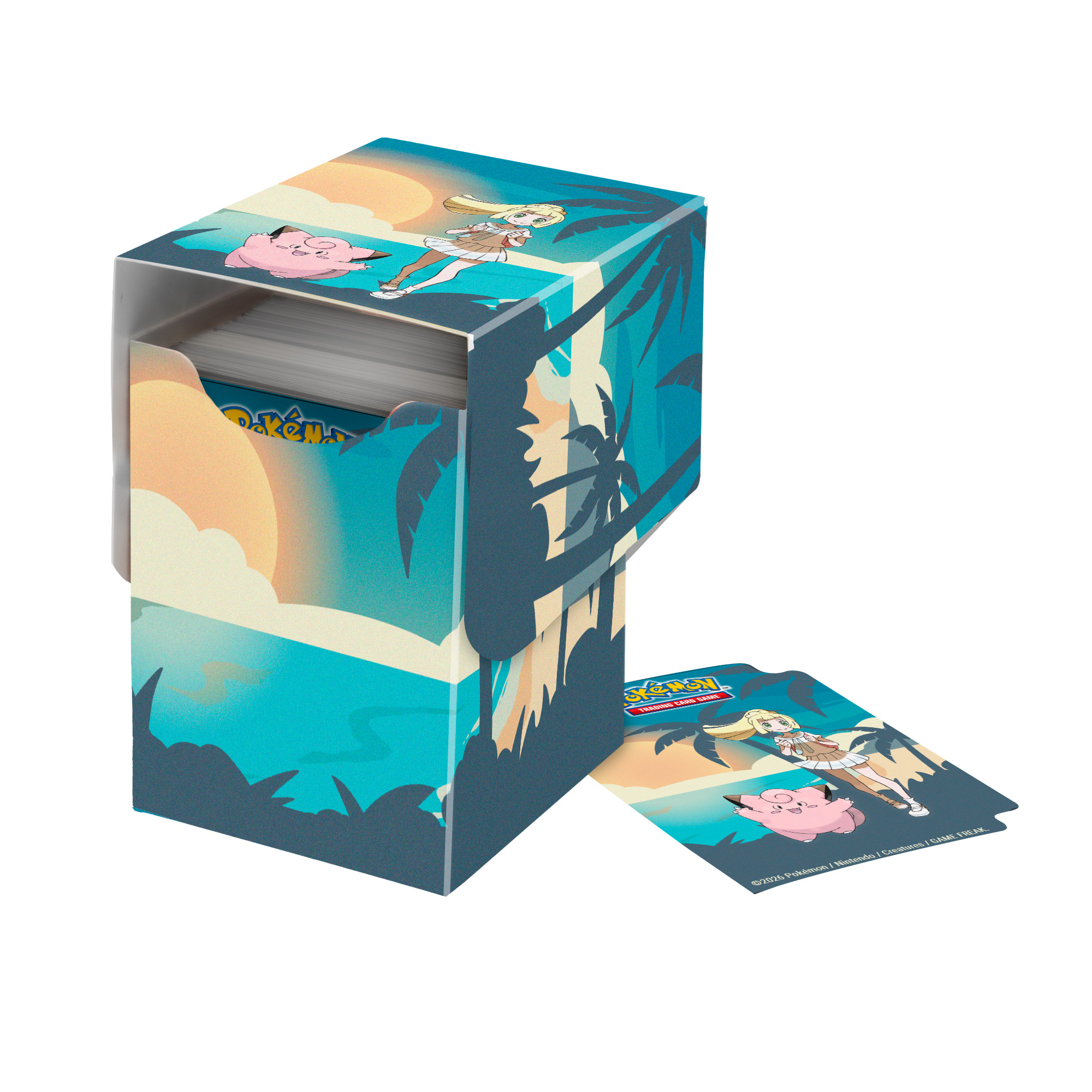 Pokemon Lillie and Clefairy Deck Box