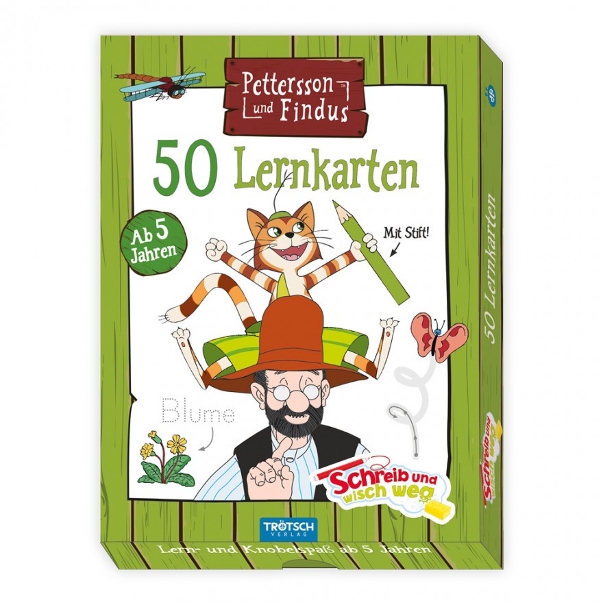 Pettersson & Findus - Lernkarten (mit Stift) (5-er VE)