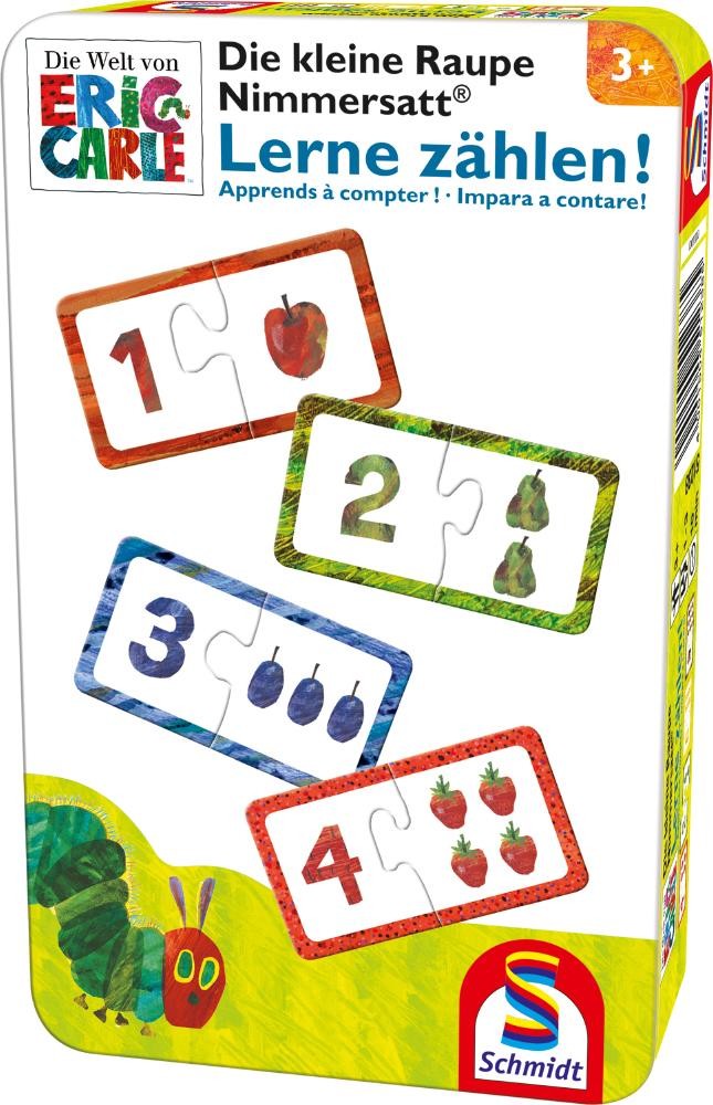 Kl. Raupe Nimmersatt - Lerne zählen! (Metalldose)