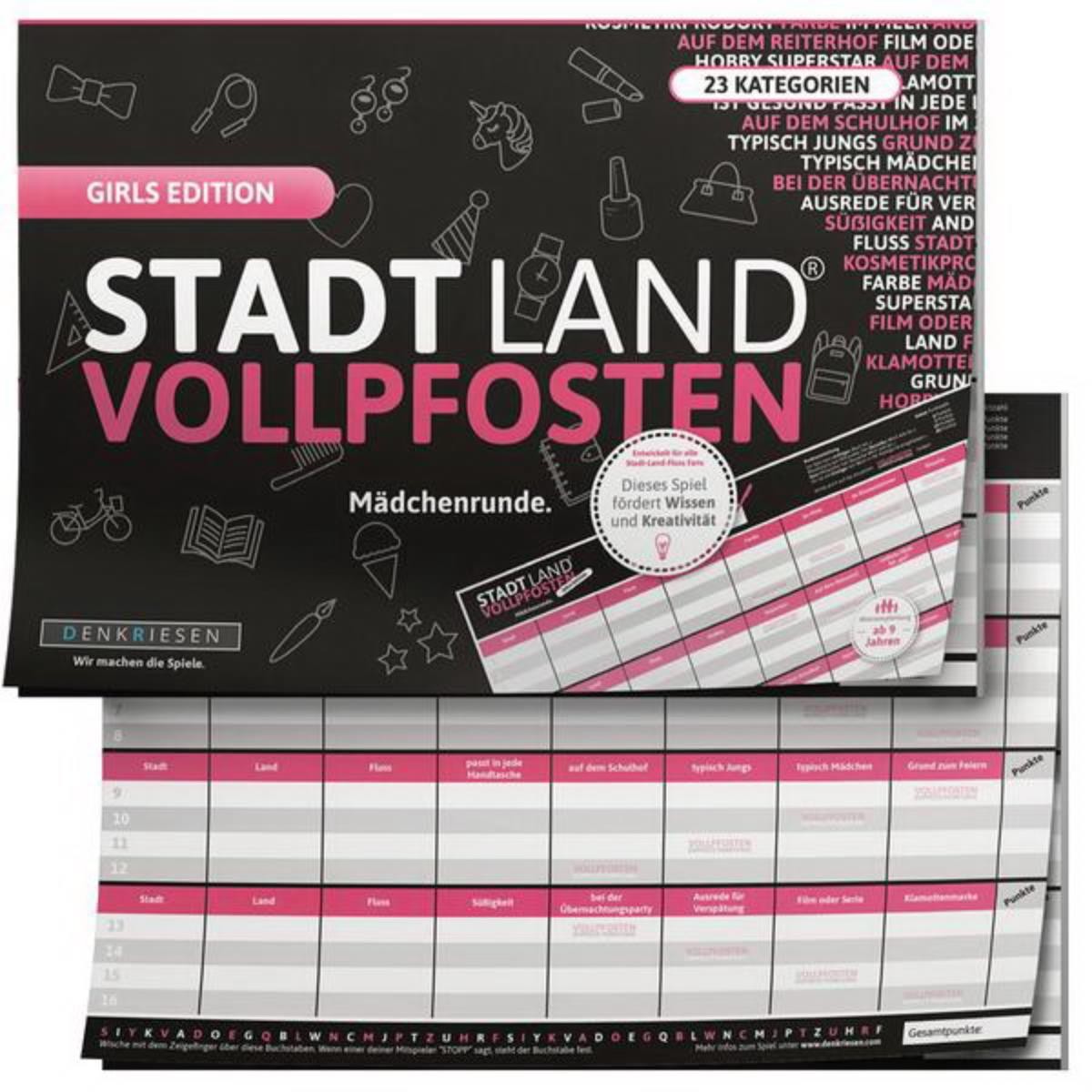 STADT LAND VOLLPFOSTEN® - Girls Edition