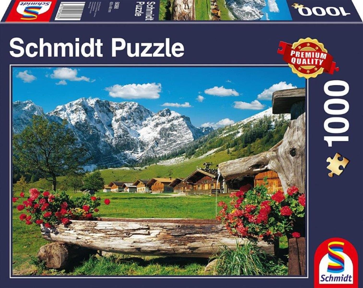 Puzzle - Blick ins Bergidyll (1000 Teile)