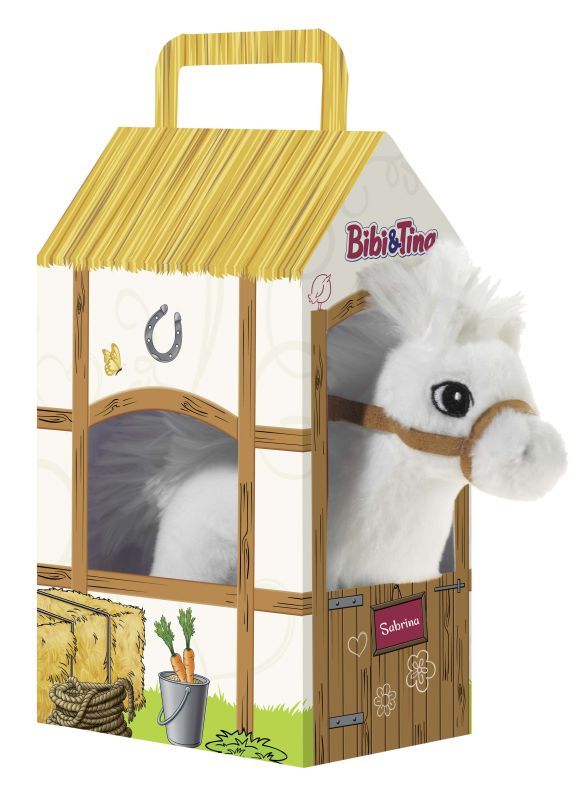 BIBI & TINA GRS Pferd Sabrina im Stall (Plüsch, 17cm)