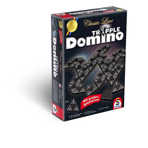 Classic Line: Tripple Domino® (mit großen Spielsteinen)
