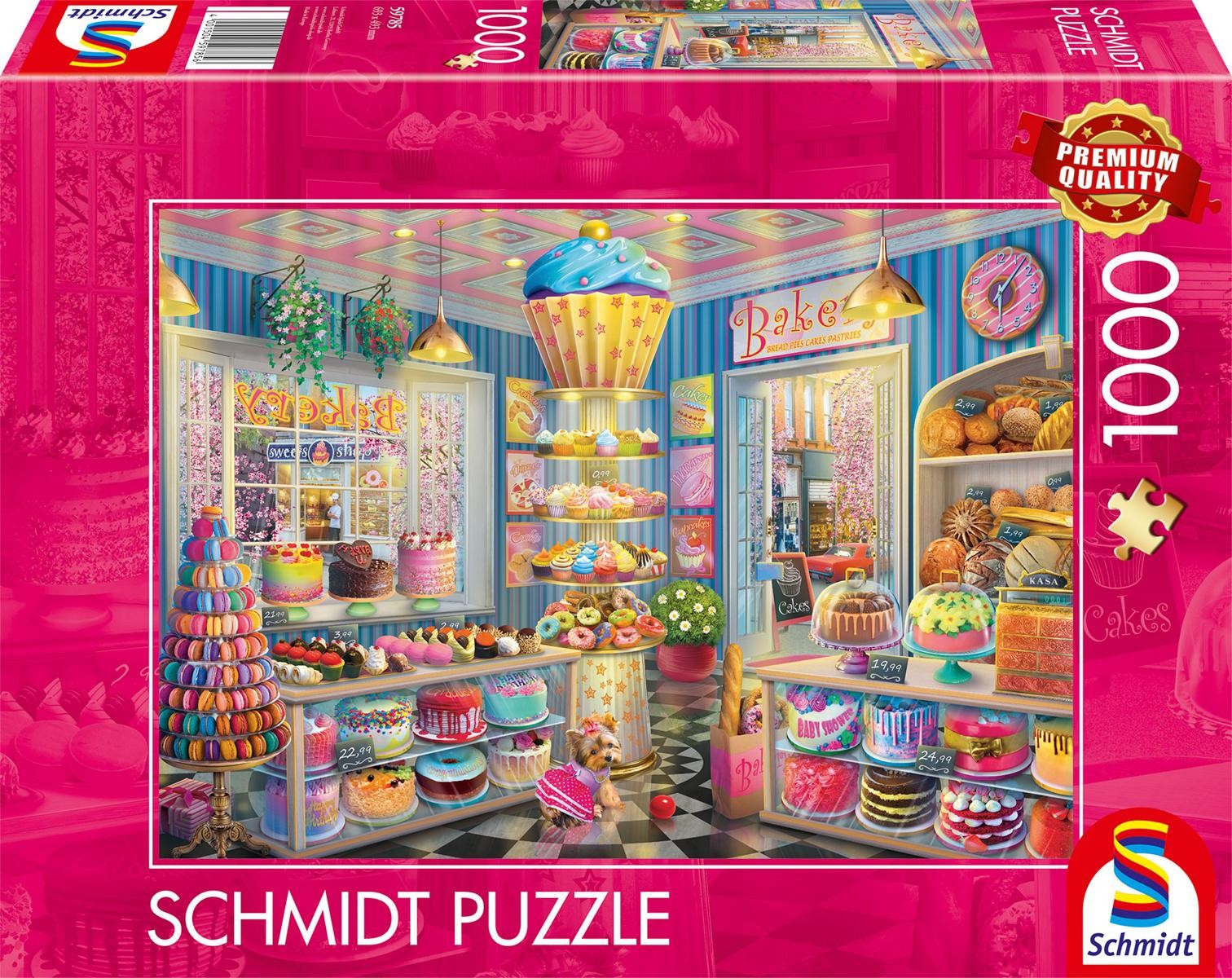 Puzzle - Bunte Bäckerei (1000 Teile)
