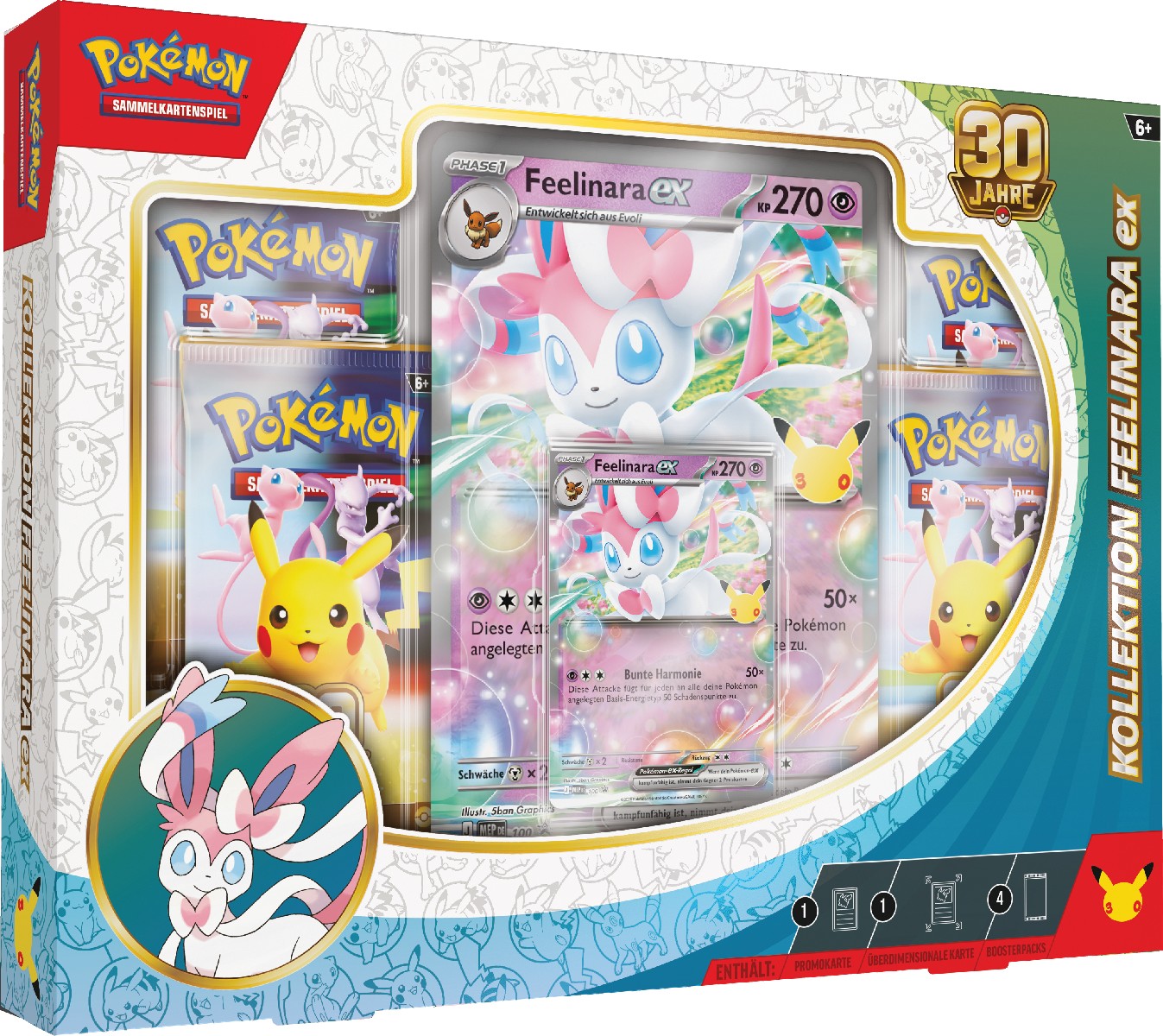 Pokemon 30 Jahre Feelinara-ex Kollekt.