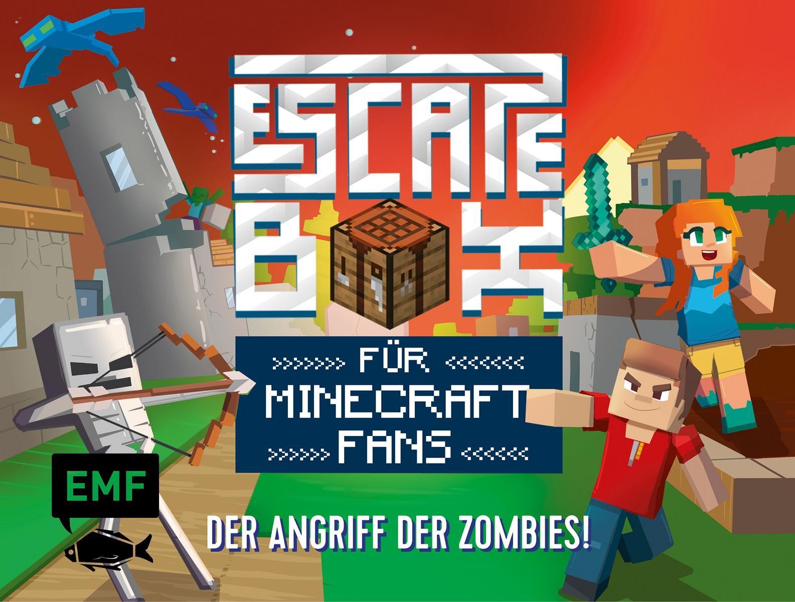 Die Escape-Box für Minecraft-Fans: Der Angriff der Zombies!