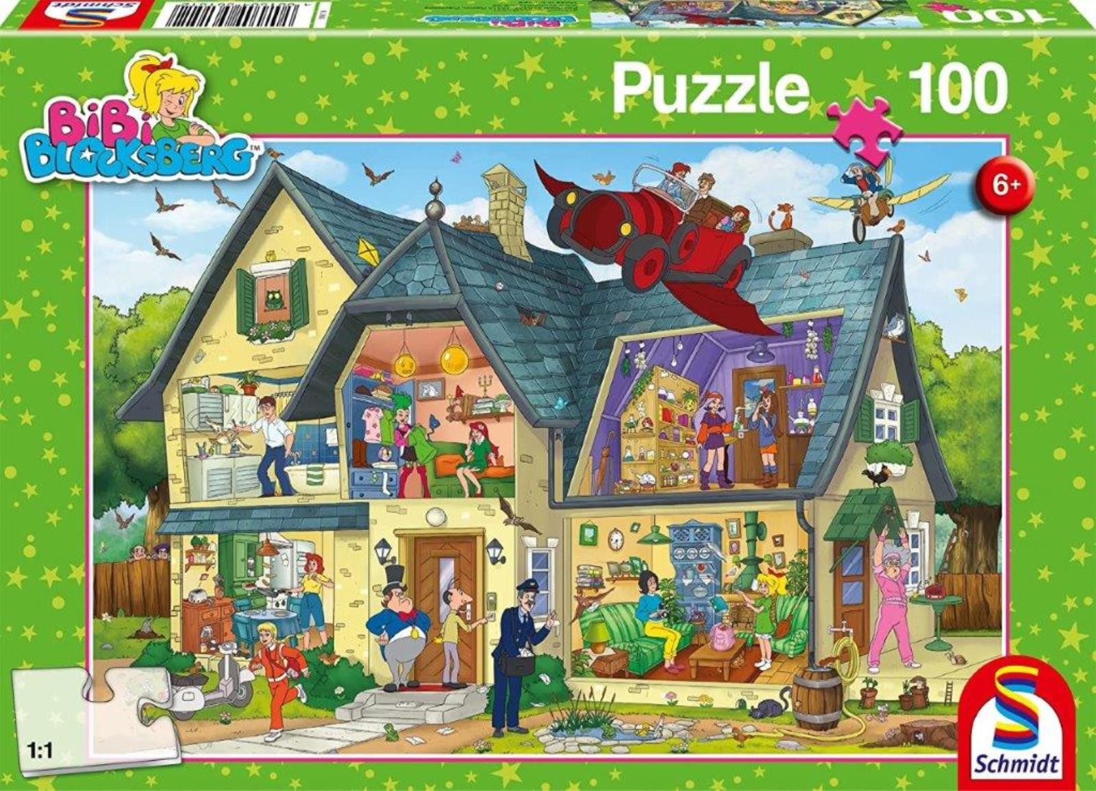Puzzle - Bei Blocksbergs ist was los! (100 Teile)