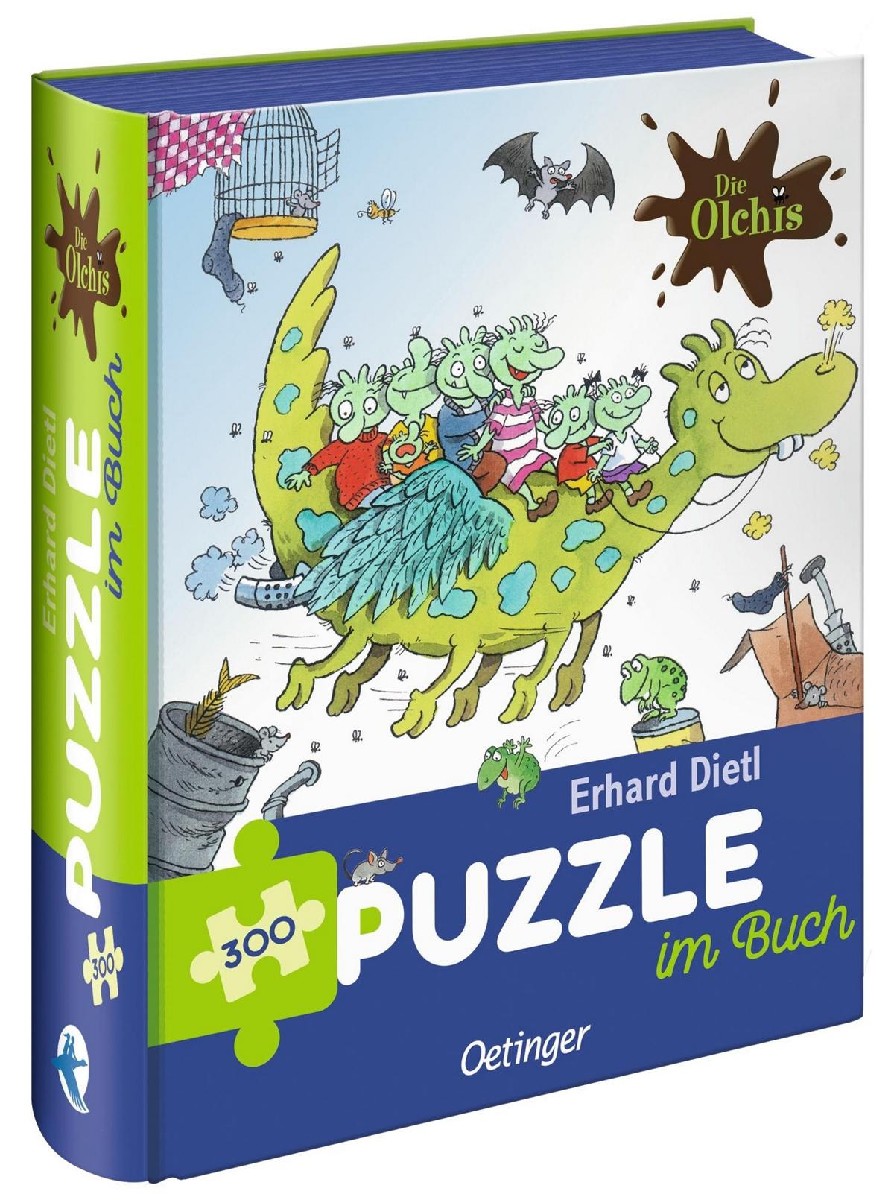 Die Olchis - Feuerstuhl (Puzzle im Buch)