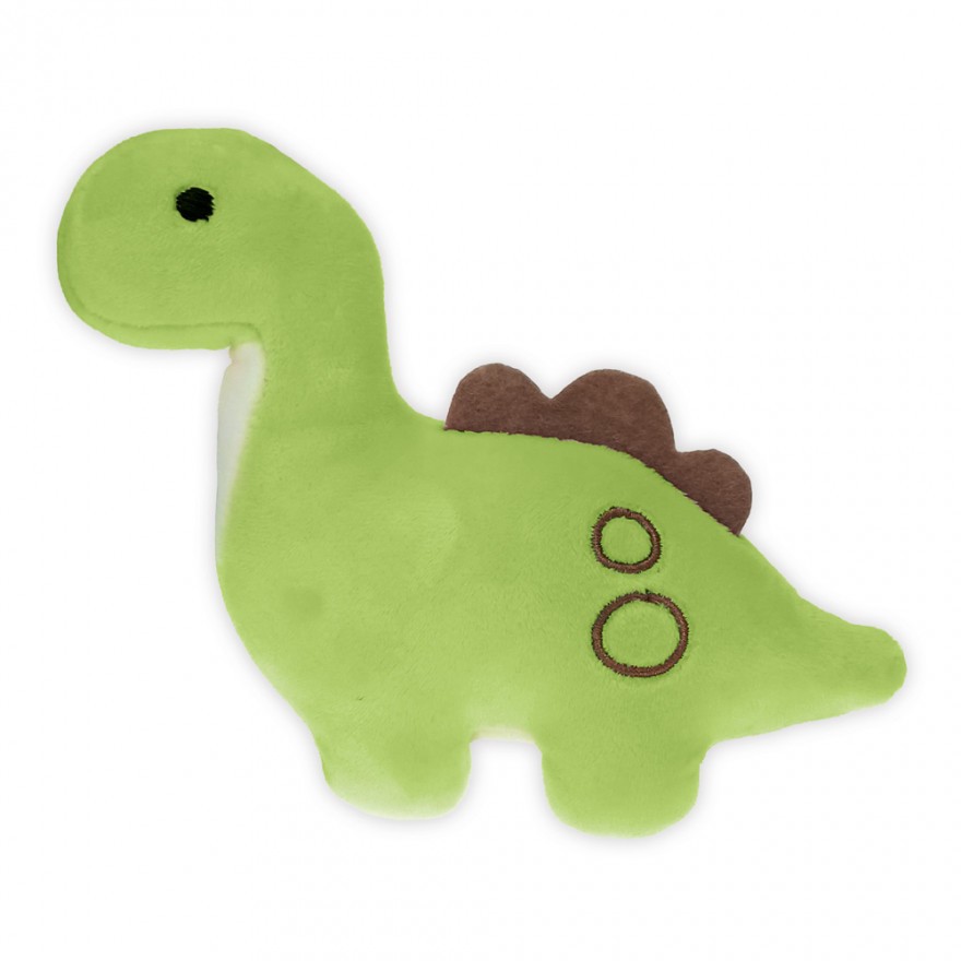 Plüsch Dino: Brontosaurus grün, 14cm (5er-VE)