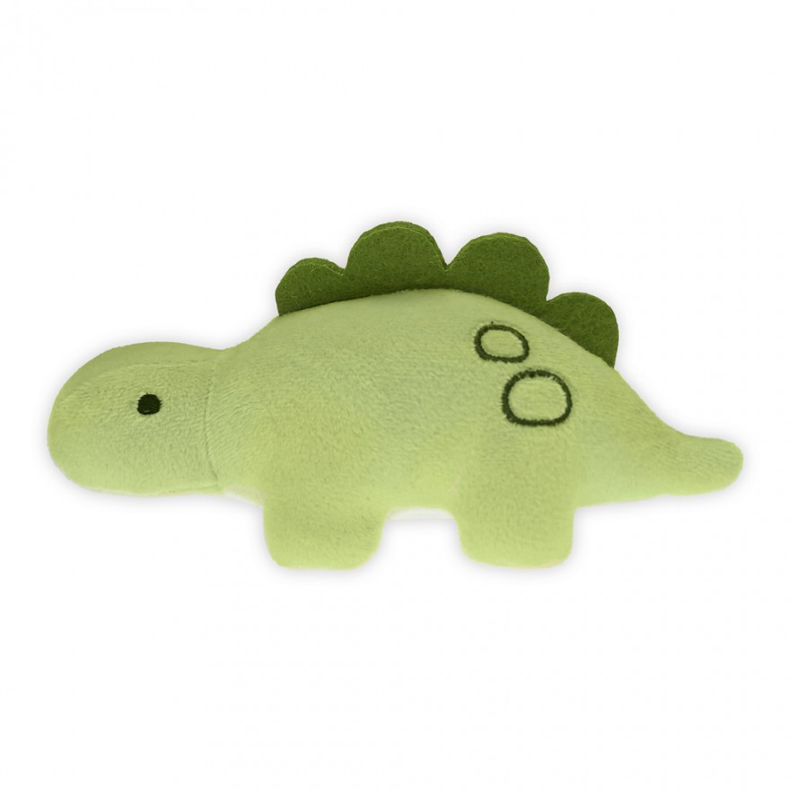 Plüsch-Dino: Stegosaurus grüm, 18cm (5er-VE)