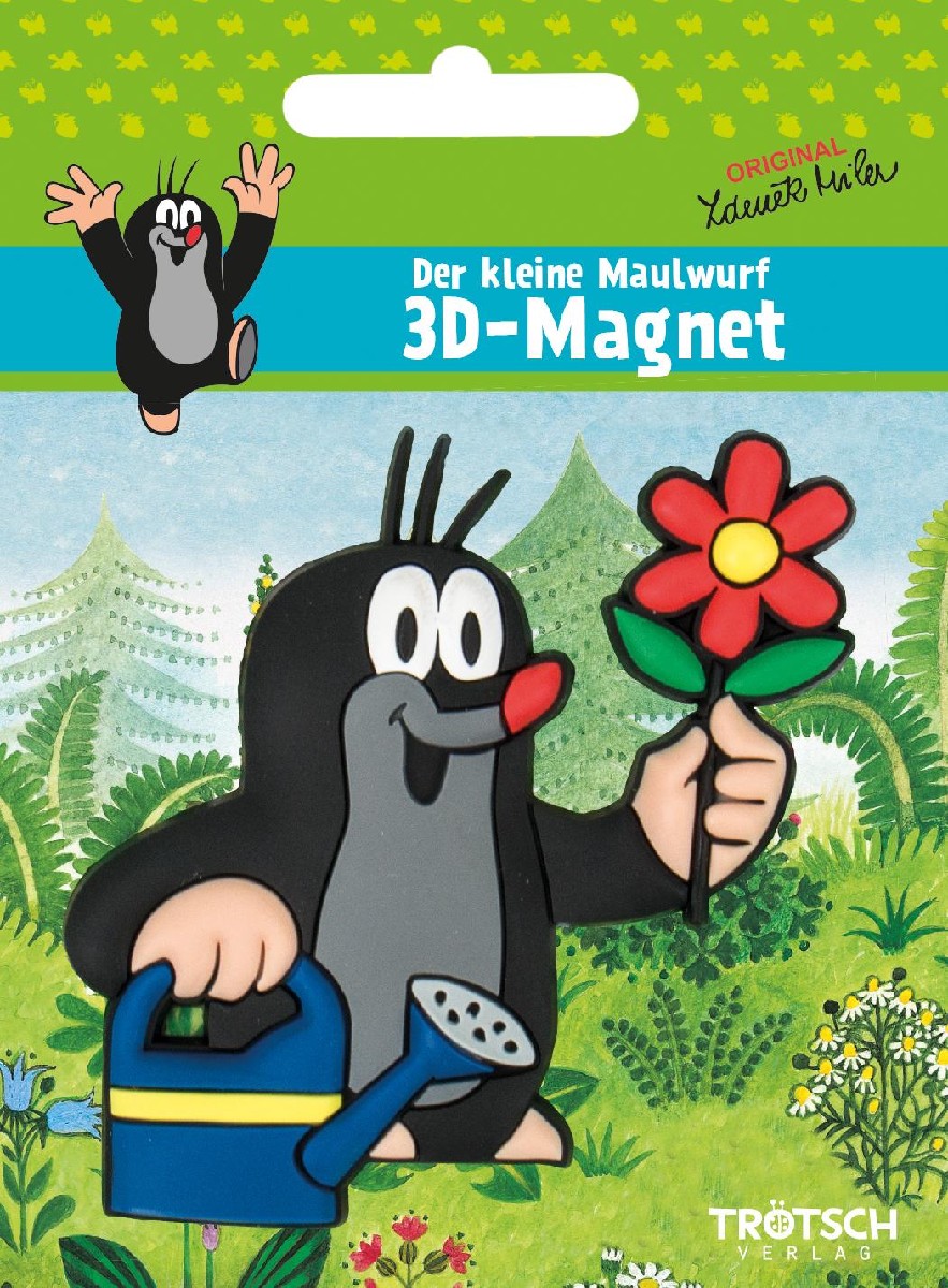 Der kleine Maulwurf - Gießkanne 3 D Magnet