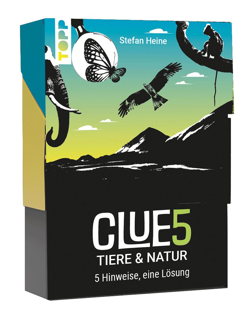 CLUE5 #Tiere. 5 Hinweise, nur eine Lösung. Das...