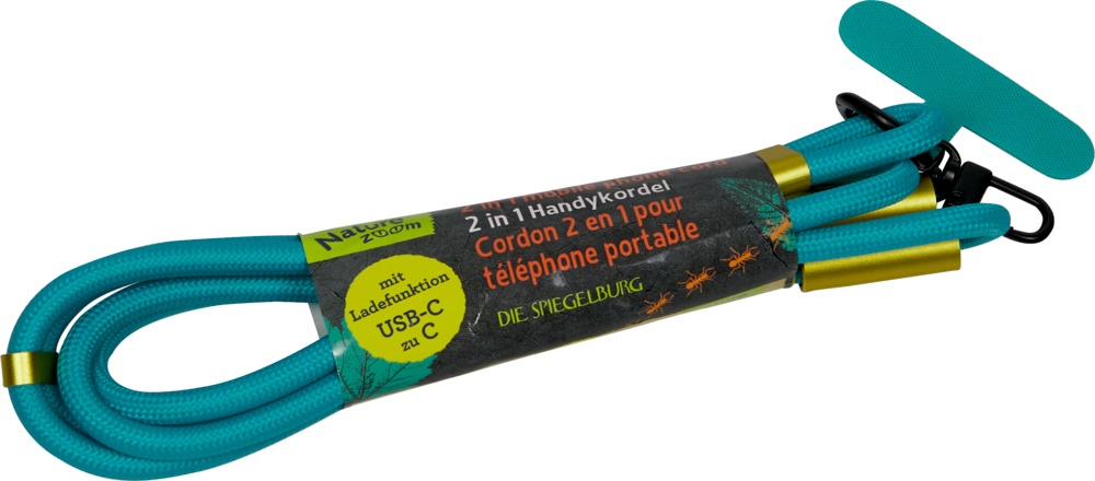 Nature Zoom: 2 in 1 Handykordel (8er-VE)