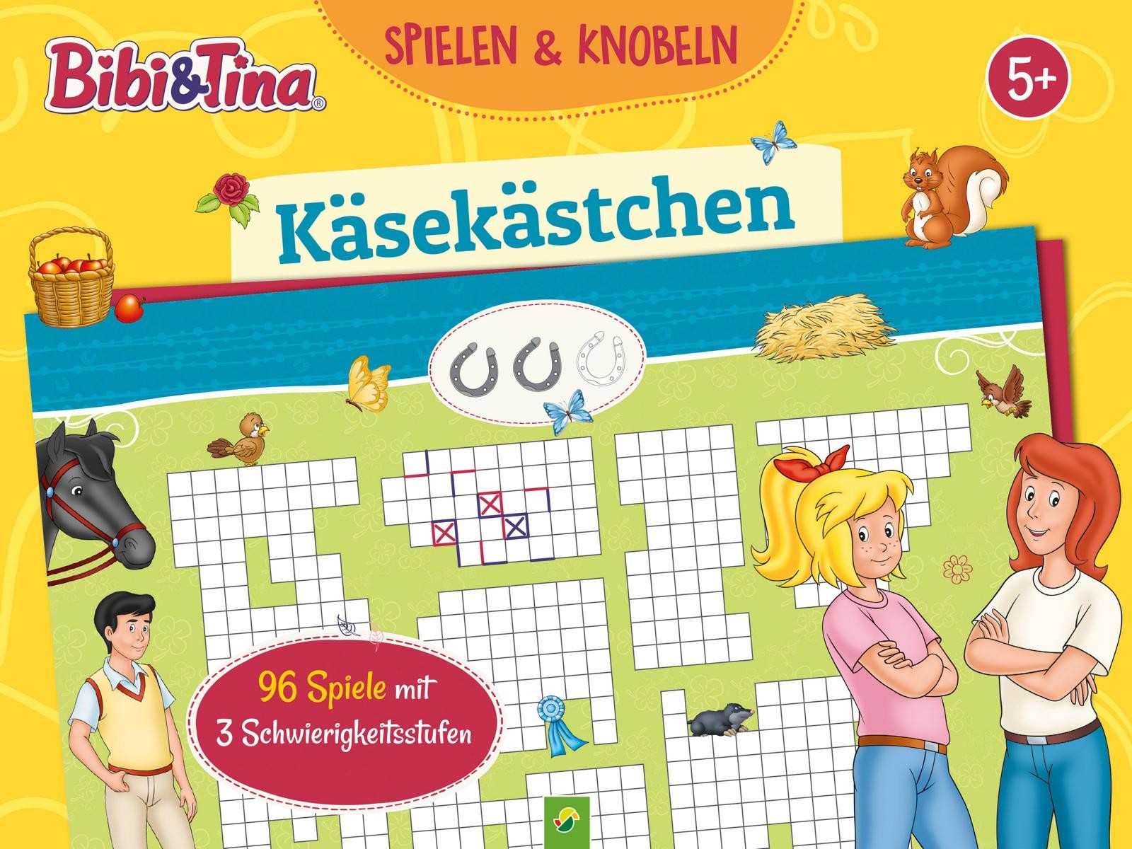 Bibi und Tina: Käsekästchen (Spieleblock)