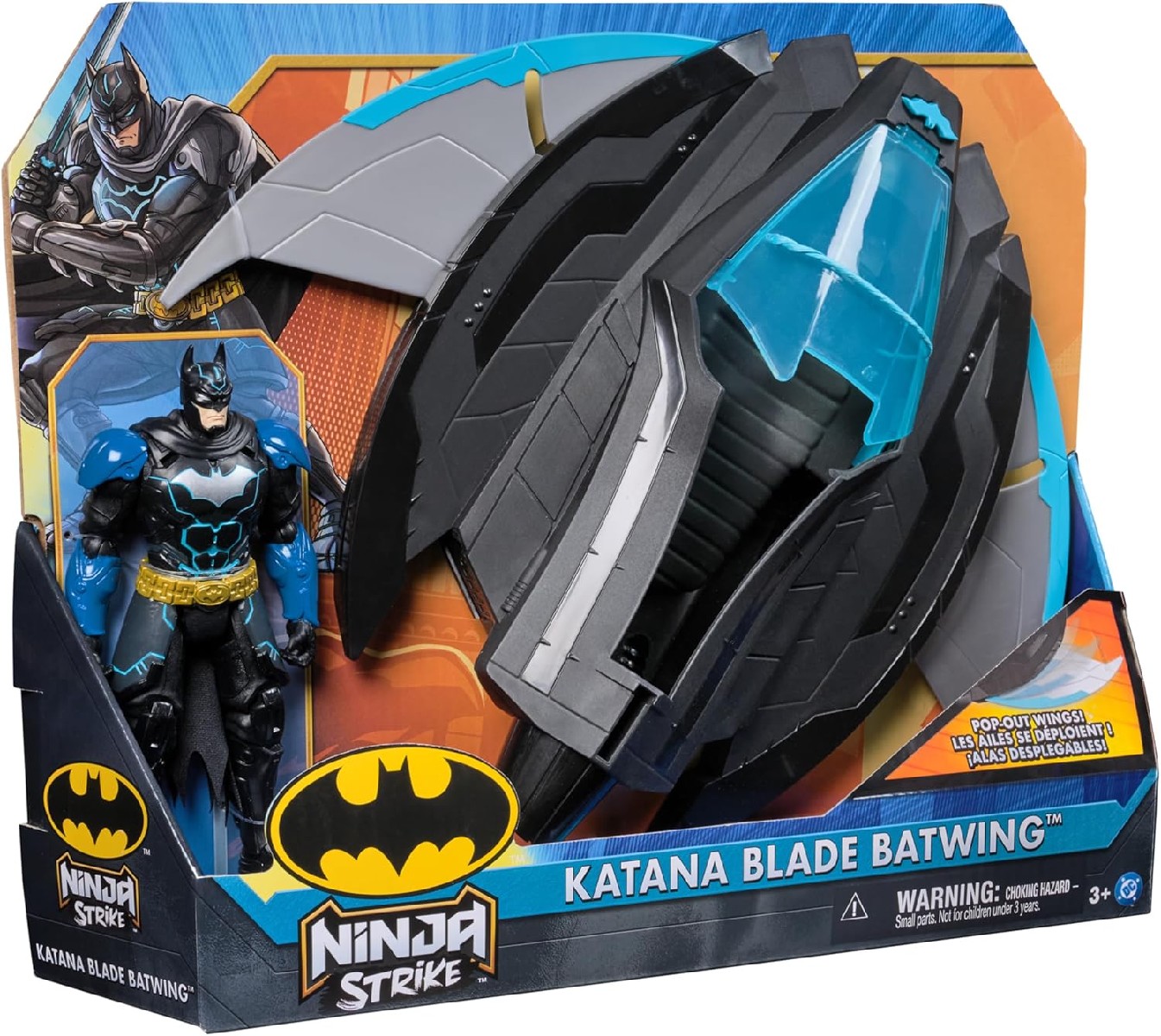 DC Actionfigur: Batman Ninja - Batwing mit Batman (15cm)